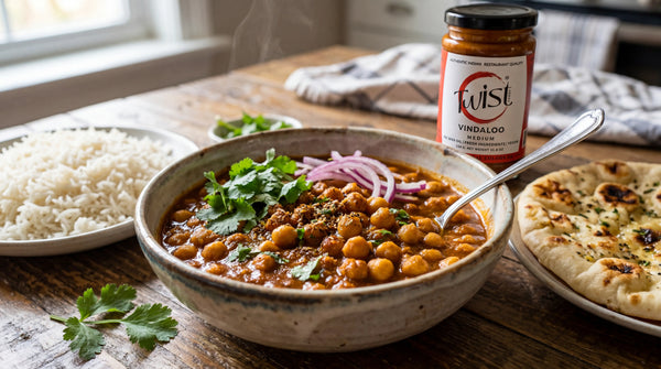 10-Minute Vegan Vindaloo Chana Masala: Authentic Flavor, Zero Fuss