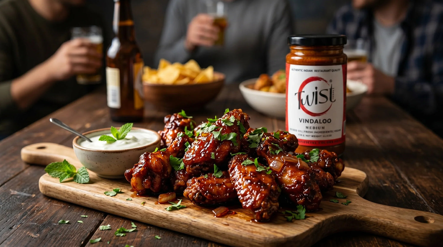 Fiery Vindaloo Chicken Wings: A Bold Game Day Appetizer